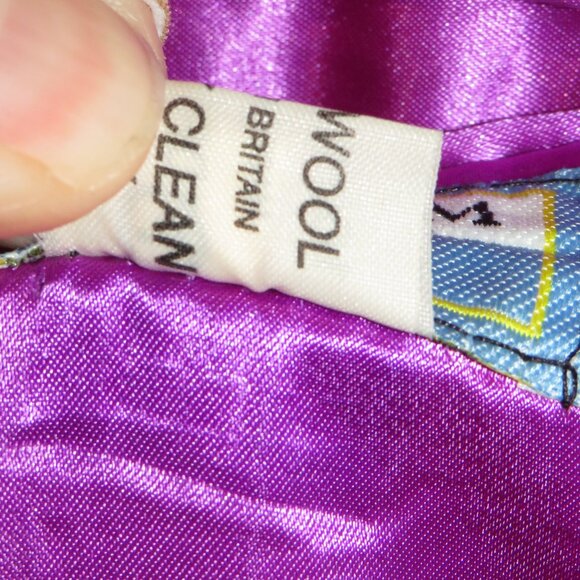 William Hunt Green Tartan Plaid Velvet Collar Three Button Long Riding Jacket L - Picture 13 of 14